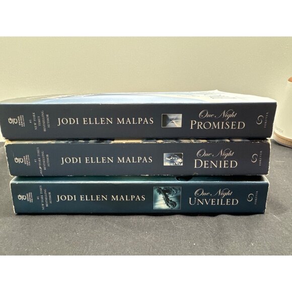One Night Trilogy By Jodi Ellen Malpas: Promised, Denied & Unveiled Set - Picture 1 of 8